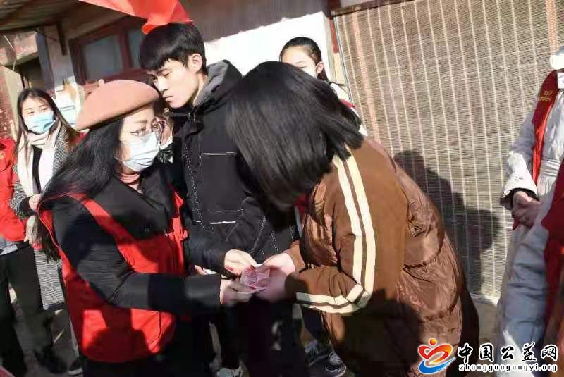 河南,商丘市,博爱,联合,会对,梁园区,梁,园区, . 河南商丘市博爱联合会对梁园区观堂镇困难姐弟进行救助