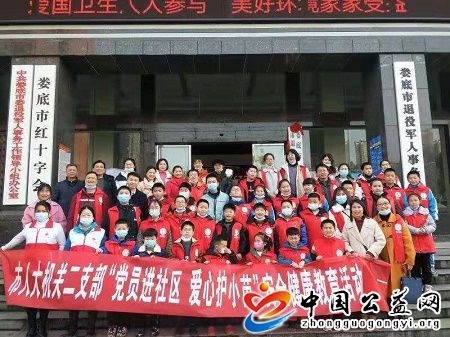 党员,进,社区,爱心,护,小苗,假期,学生,走进, . 党员进社区 爱心护小苗