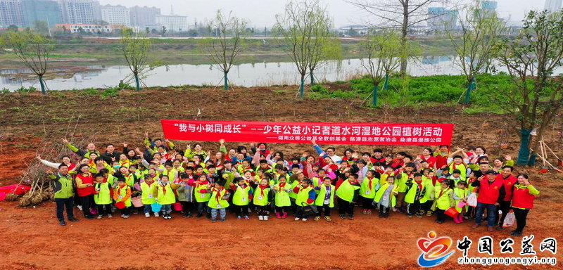 “,我和,小树,同,成长,”,三月,植树,学雷锋, . “我和小树同成长” 三月植树学雷锋——临澧县志愿者协