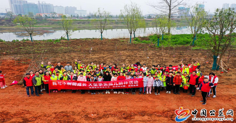 “,我和,小树,同,成长,”,三月,植树,学雷锋, . “我和小树同成长” 三月植树学雷锋——临澧县志愿者协